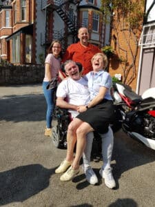 Eddie Kidd charity ride-out Colwyn Bay 2019