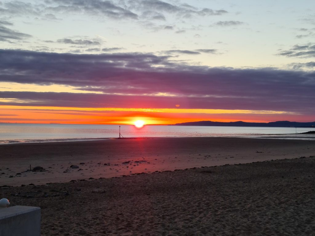 Sunset Colwyn Bay
